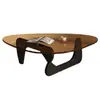 Mesa de centro de cristal, mesa de centro creativa y moderna para sala de estar, adecuada para apartamentos pequeños, mesa pequeña minimalista moderna de lujo ligero