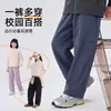 Pantalones de Plátano Impermeables sin Flúor para Niños Otoño/Invierno 2026 para Niños y Niñas, Pantalones Largos de Exterior Clase A con Forro de Felpa, Venta al por Mayor