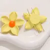 Tinta Spray Acrílica Cor Sólida Flor Girassol Árvore Mancha Resina Acessórios DIY Flores para Crocs Acessórios de Pingente para Headwear