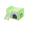 Nido para Dormir de Castillo Nido para Hámster Hámster Oso Dorado Cobaya Cerdo Holandés Casa de Madera Casa Suministros para Jaula de Hámster Casa Juguetes DIY