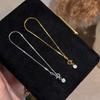 Pulseira Simples de Bolhas Pequena Redonda de Diamante Osso de Cobra Feminina Estilo Meio-antigo Luxo Leve Moda High-end Combinação Total Empilhada Zircônia