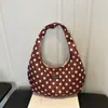2026 Verão Nova Moda de Grande Capacidade de Alto Valor com Bolinhas Casual Versátil Bolsa de Ombro Bolsa Tote