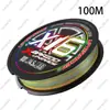 Línea de Pe Multicolor de 16 Hilos Personalizada Verde Seda Original Japonesa Ultra-Suave para Lanzamiento Largo Pesca con Señuelo Línea de Potencia Fuerte