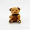 Peluche de oso de peluche con pajarita, colgante de muñeco de oso, regalo de boda, en stock, venta al por mayor, transfronterizo