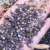 Outono e Inverno Contas de Sereia Maillard Joias de Diamante para Unhas Cor de Café Tamanho Misto Sola Lisa Pequeno Diamante Redondo Acessórios de Unha Vestíveis