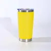 Taza de Plástico con Atomizador de 20 oz Transfronteriza para Coche, Taza de Acero Inoxidable 304 de Doble Pared con Aislamiento al Vacío, Taza Portátil para Cerveza Fría al Aire Libre