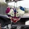 Colgante plano para coche de material acrílico, accesorio para mochila, mini adorno de coche para decoración del hogar