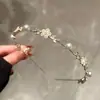 Tiara de Strass Olho de Gato, Alta Qualidade, Luxo Leve, Tiara Super Fada para Penteado, Doce Celebridade da Internet Passeio Borboleta Fina Tiara