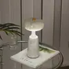 Lámpara de Mesa Creativa Nórdica Hongo Piedra Simple Mármol Tacto Decoraciones Suaves Habitación Modelo Escritorio Atmósfera Adornos