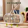 Cesta de Almacenamiento para Juguetes Sala de Estar Niños Gran Capacidad Peluche Muñeca Cesta de Almacenamiento Compartimentada Bolsa Colgante para Muñecas Cubo de Mano Cesta