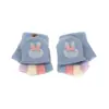 Guantes para Bebé Otoño e Invierno Guantes Cálidos Conejito Lindo Niños y Niñas Bebés Niños Pequeños Guantes con Solapa