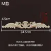 Tallado en Madera de Dongyang Apliques Estilo Europeo Accesorios para Muebles, Adornos para Puertas de Madera, Apliques Finamente Tallados para Puertas de Gabinete, Apliques para Cabeceras de Cama, Apliques Decorativos de Madera Maciza en Plata