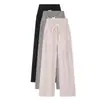 Pantalones de maternidad para usar al aire libre, pantalones anchos sin soporte, estilo primavera y otoño, no aprietan la barriga durante el embarazo, pantalones largos de talla grande, ropa de maternidad