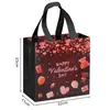 Nueva Bolsa de Regalo para el Día de San Valentín Bolso Pequeño Rosa No Tejido Bolsa para Empaque de Regalo de Perfume Cosméticos Lápiz Labial