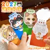 Calendario de Escritorio Pequeño Creativo con Forma de Gato Calendario 2027 Planificador de Escritorio para Estudiantes Calendario de Escritorio de Alto Valor Venta al por Mayor