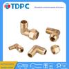 Conector de Tubo de Cobre Tdpc Cotovelo de Rosca Externa Flareado Boca de Trompete Cotovelo de Ângulo Reto 90 graus