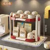 Estante de almacenamiento simple para escritorio para uso en oficina y hogar, estante de almacenamiento multifuncional de varias capas para dormitorio, sala de estar y cocina