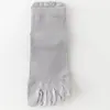 Calcetines de Cinco Dedos para Hombre, Calcetines Finos de Algodón para Verano, Anti-Olor, Transpirables, Absorbentes de Sudor, Calcetines sin Costuras en la Punta para Hombre, Calcetines Deportivos