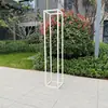 Novos Adereços de Casamento, Suporte de Exibição Geométrico de Ferro Espessado, Haste Telescópica para Casamento, Arranjo de Decoração de Quadro Retangular