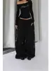 Calça de Moletom Estilo Americano com Pedrarias para Mulheres, Calça Solta de Pernas Largas para Primavera/Verão, Calça Tendência de Comprimento Total para Dança Jazz