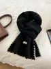 Bufanda de lana mohair de huevo coreana para mujer, nuevo modelo invierno 2026, estilo coreano, atmosférica, calentador de cuello de punto de color liso