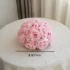 Ceremonia de Boda Bola de Flores Artificiales Flor de Rosa de Gama Alta Rosa Bola Redonda Grande Bola Media Redonda de Boda Arte Floral Decoración de Boda