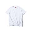 Nova Camiseta Masculina de Manga Curta de Verão Roupas de Cor Sólida para Meninos Top de Manga Curta de Verão Masculino Camiseta Solta Tendência