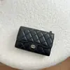 2026 Nuevo Modelo Cartera Larga de Piel de Vaca con Patrón de Caviar 70% de Descuento Bolso de Mano con Cadena Bolso Cruzado Cartera de Piel Genuina para Mujer