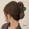 Presilha de cabelo marrom estilo francês para mulheres, moderna e versátil, com toque de luxo, presilha de tubarão, novo modelo 2026, acessório de cabelo tipo garra Maillard