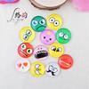 Time gema desenhos animados bonito animal vidro patch lente de contato caso DIY joias acessórios atacado