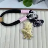 Nuevo Oro Puro 999 Oro Fortuna Mi Pequeño Pony Cadena de Llaves de la Fortuna Dibujos Animados Cadena para Teléfono Móvil Colgante para Bolso