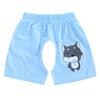 Moletom Curto de Algodão para Bebê Meninos Meninas Calça com Abertura no Gancho 1-3 Anos Roupas Casuais Infantis para Crianças Pequenas Listradas