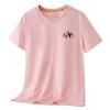 Camisetas Casuais de Manga Curta para Meninos 2026 Nova Tendência de Verão Uniformes de Formatura de Turma Uniformes de Jardim de Infância Camisetas com Logo Impresso