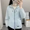 Roupa de Proteção Solar Feminina 2026 Verão Novo Estilo Com Capuz Sensação Refrescante À Prova de Respingo Solta Proteção UV Roupa de Proteção Solar UPF50+