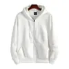 En Stock Transfronterizo Primavera y Otoño 2025 Sudadera con Capucha y Cremallera de Algodón Fino Holgada Talla Grande Marca de Moda