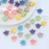 Nuevo Pasador de Pelo de Flor de Cinco Pétalos Multicolor para Manualidades Pequeño Fresco Popular Lindo Estilo de Nicho Mini Pasador