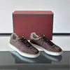 Zapatillas Casuales para Hombre de Lino Transfronterizo y Gamuza Lp Color Tierra Suela Gruesa Antideslizantes Retro Piel Genuina