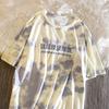 Internet Popular Súper Popular ins Camiseta de Manga Corta Mujer Verano Manga Media Holgada Estudiante 2021 Nuevo Letra Bordada Top Combinable Trendy