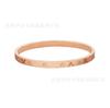 Pulsera de anillo de diamante B caliente transfronteriza para amantes de acero de titanio 18k moda lujo pulsera en stock