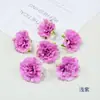 Flor artificial com folhas cravo flor fundo de casamento parede de flores arranjo de flores de estrada Dia das Mães buquê DIY arranjo de flores