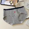 Menina do Tênis Estilo Coreano Novo Estilo Acadêmico Roupa Íntima Feminina 10A Roupa Íntima Triângulo Ursinho Fofo Estampado Atacado