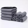 Toalla de Limpieza para Coche Gris de Doble Cara, Engrosada, Absorbente, Paño de Limpieza Interior sin Rayones, Toalla de Regalo para Tienda de Lavado de Autos, Herramienta Mágica para Limpieza de Cristales sin Rayones