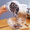 Frasco Transparente Sellado Frasco de Plástico para Alimentos Frasco para Almacenamiento de Nueces y Granos Frasco a Prueba de Humedad para Snacks de Cocina Frasco para Almacenamiento de Fruta Seca