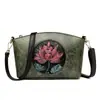 Bolsa Feminina Floral de Ombro Único Tendência Nacional Transfronteiriça 2026 Nova Bolsa Boston de Grande Capacidade Bolsa Transversal Casual