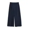 Pantalones Delgados de Verano 2026 de Cintura Alta Adelgazantes de Pierna Recta Pantalones de Pierna Ancha para Mujer con Diseño Único Moda Casual Pantalones Largos