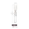 Vajilla portátil de acero inoxidable 304 transfronteriza, cuchara plegable, tenedor, viaje, camping al aire libre, cuchillo plegable, tenedor, cuchara, traje