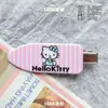 Pinza para el Cabello Hello Kitty Rosa y Azul, Dulce y Fresca, Lindo Estampado de Estrella de Cinco Puntas, Pinza de Pato, Pasador, Accesorio para el Cabello para Mujeres