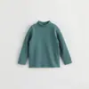 Ropa Gruesa y Cálida para Niños para Otoño e Invierno, Tops para Niños y Niñas, Camiseta Base Cálida de Cuello Medio Alto, Camiseta Transpirable