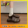 Sandálias de Encaixe Versáteis de Tira Única Mais Vendidas Sapatos Birkenstock Verão 2026 Novidade Sem Calcanhar Sola Grossa Confortáveis Sandálias Casuais