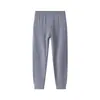 Pantalones cálidos para niños de talla grande, extragrandes y gruesos para otoño e invierno, pantalones térmicos antibacterianos 7A hechos de seda y lana para niños y niñas
